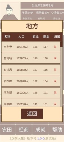 汉朝人生游戏截图2